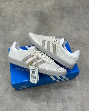 Adidas Samba OG Vintage Khaki Purple Sneakers