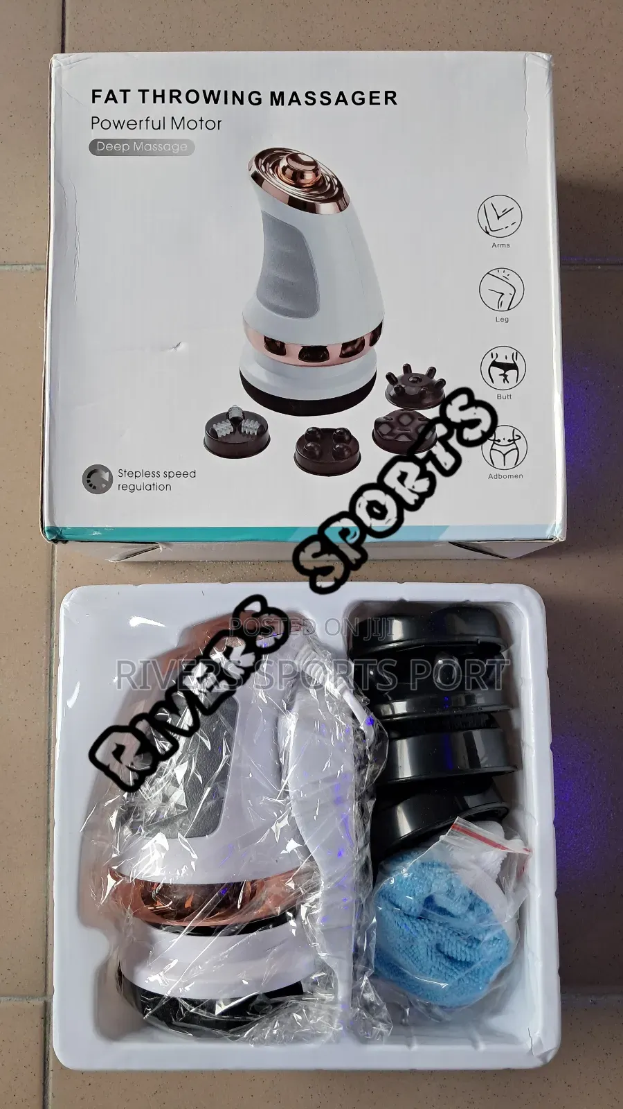 Fat Throwing Massager Deep Massage Arm, Leg, Butt, Abdomen