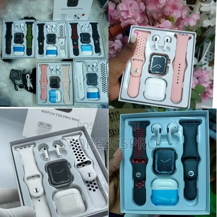 T55 Pro Max Smart Watch With Airpod