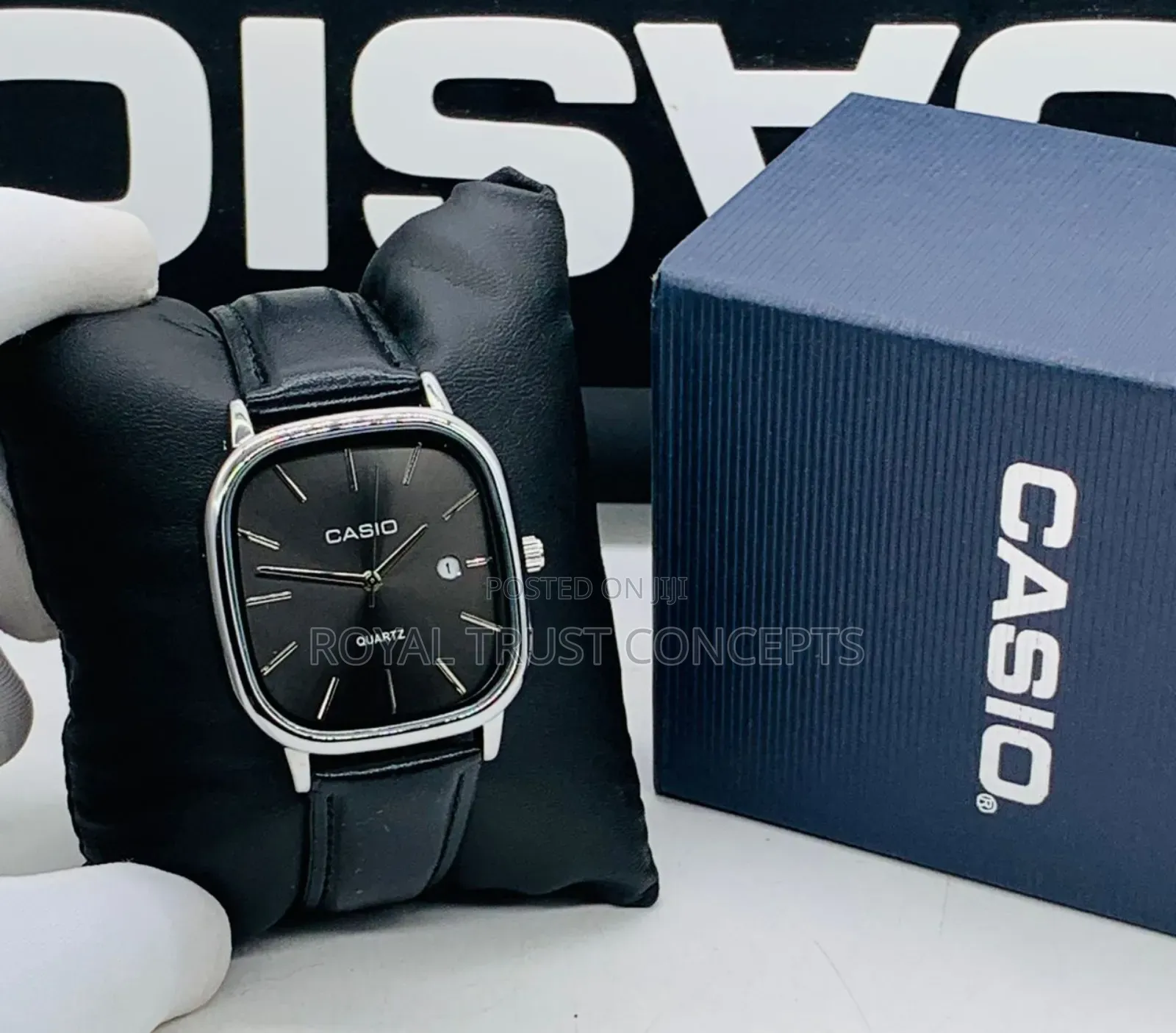 Casio Leather Wristwatch