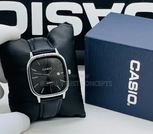 Casio Leather Wristwatch