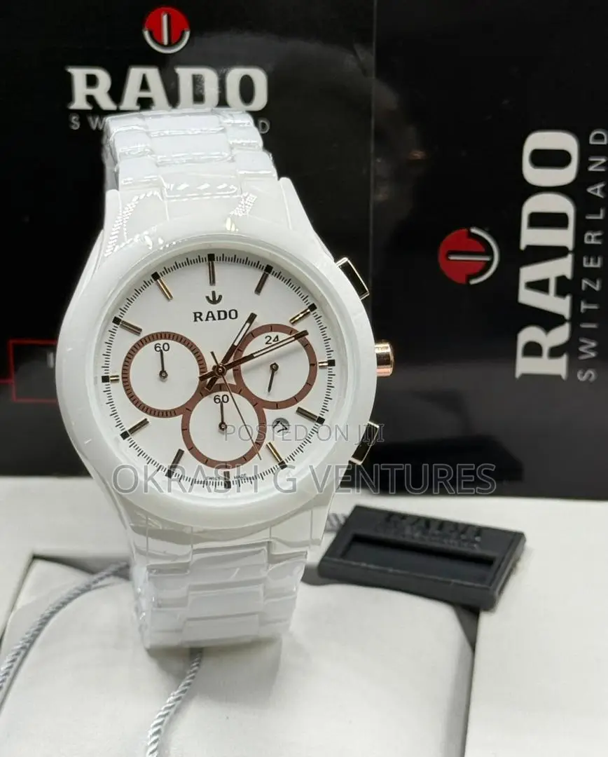 Rado Chronograph Ceramic Black Watch