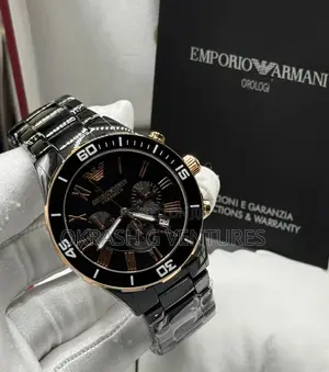 Emporio Armani Chronograph Black Ceramic