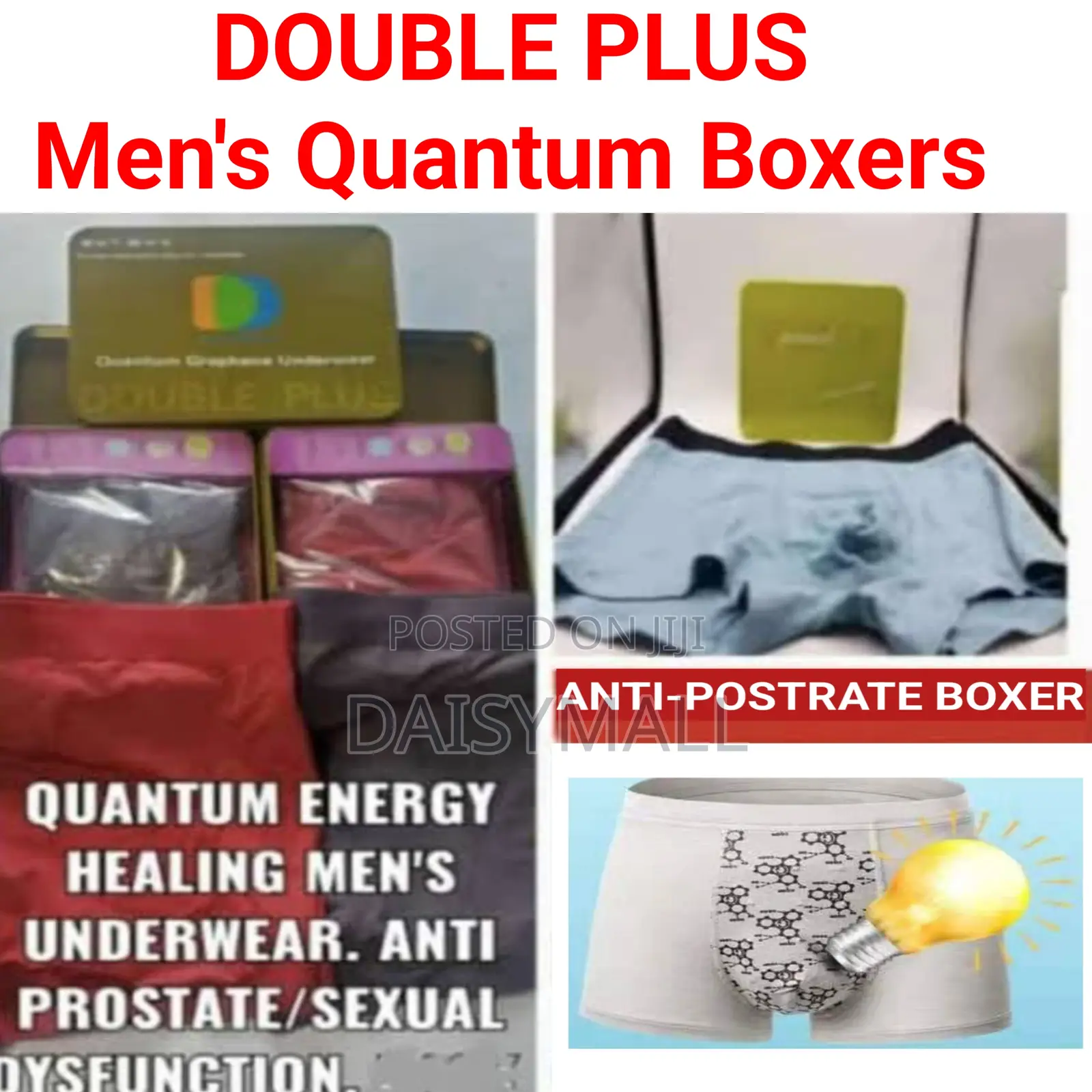Quantum Men's Underwear Boxers