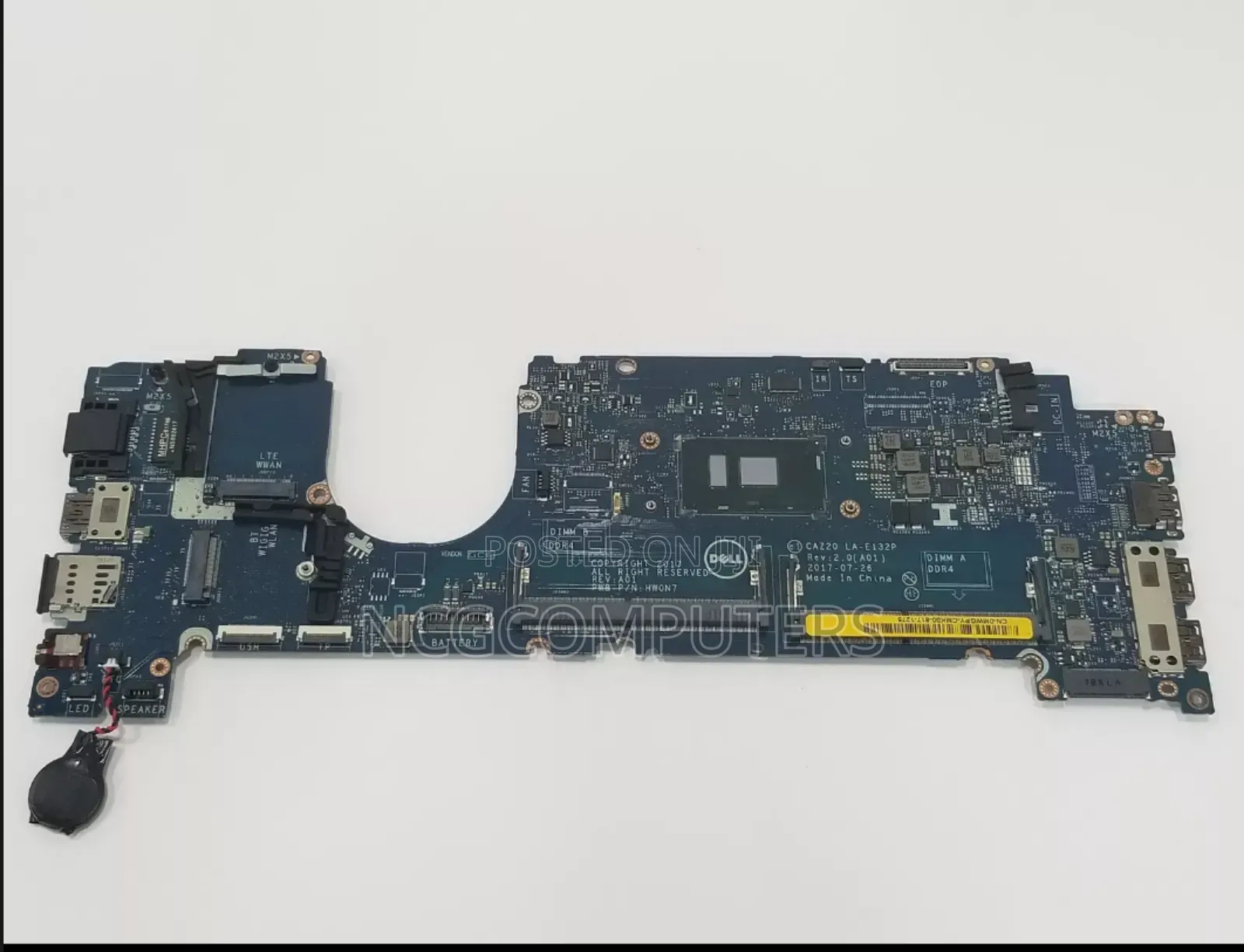 Dell Latitude 7480/7490 Intel Motherboard