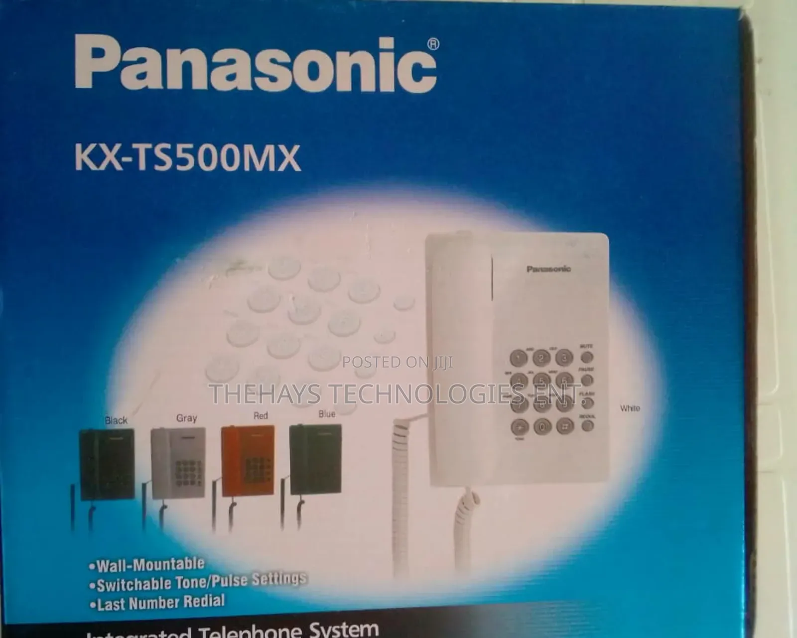 Panasonic Telephone Box and Accessories