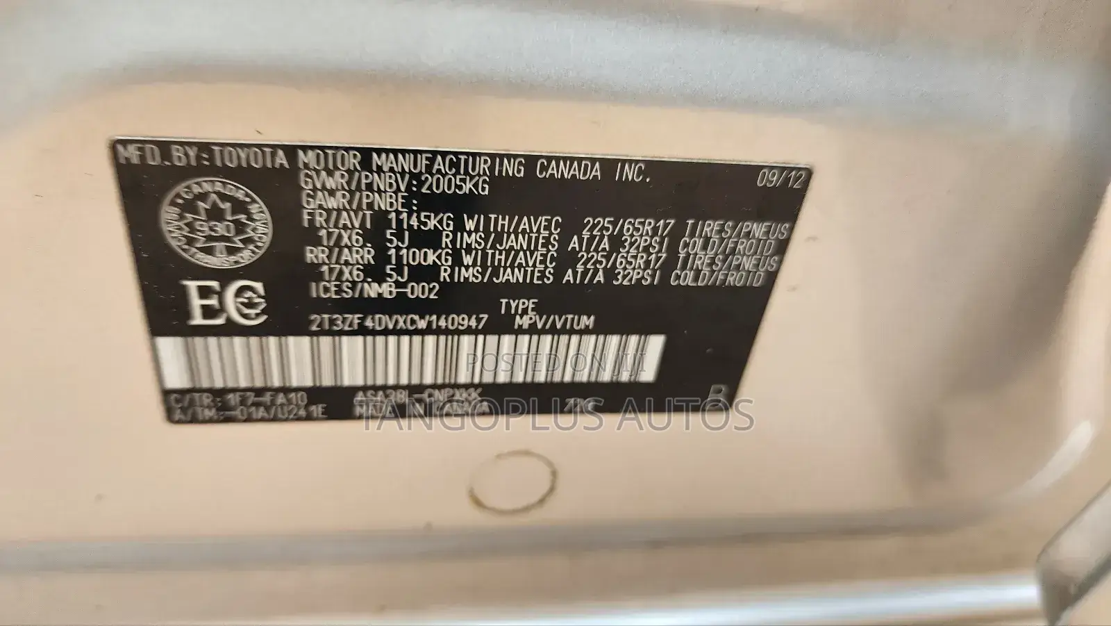 Toyota RAV4 2013 Silver