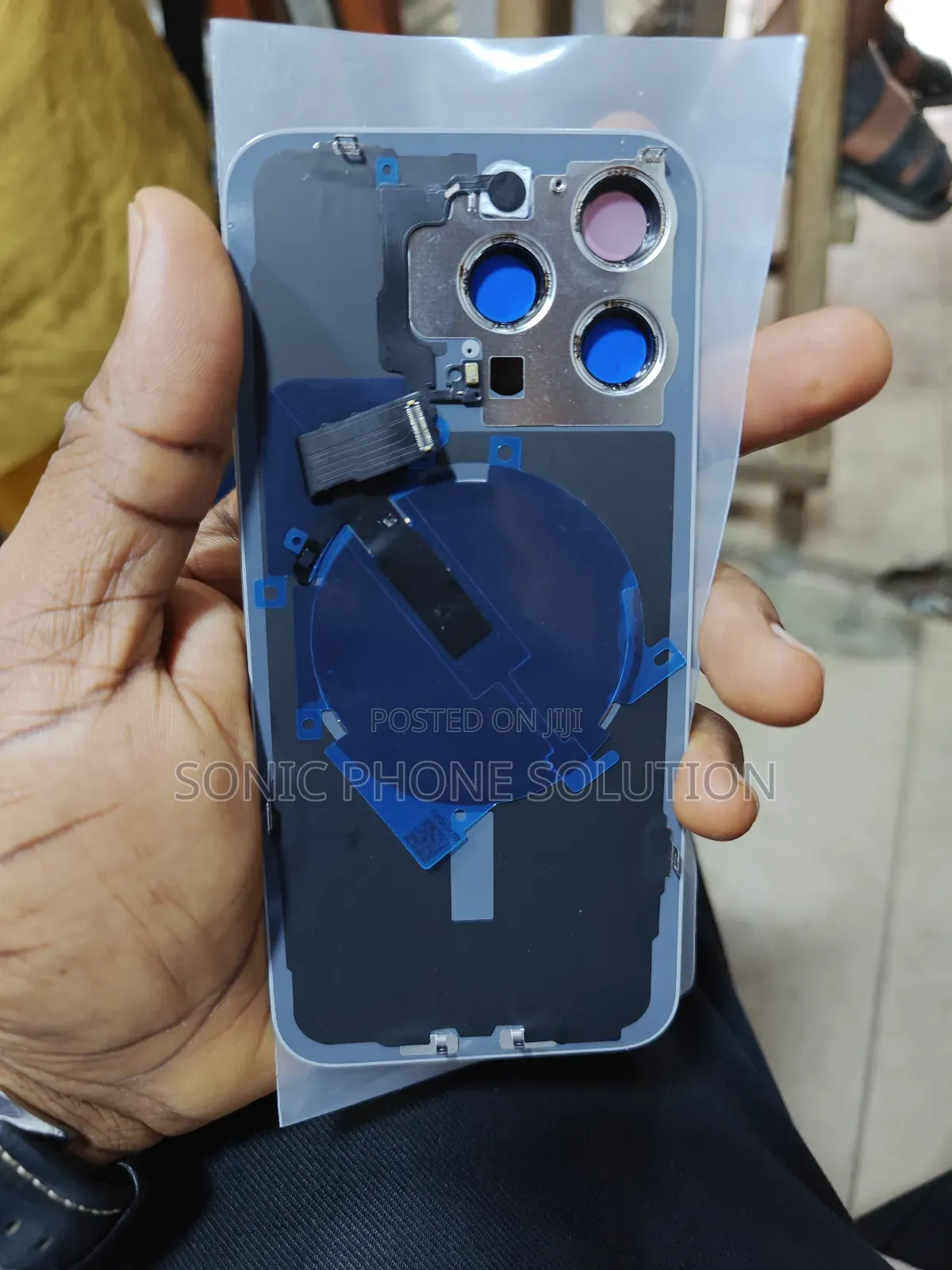 iPhone 15pro Max Complete Back Glass With Camera Frane