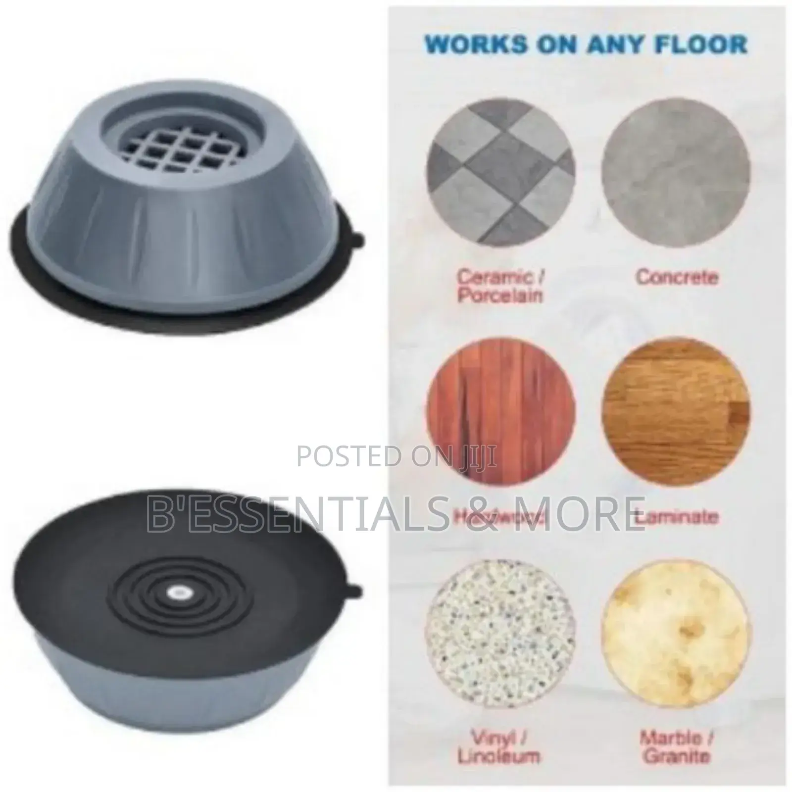 4 Piece Shock Pad for Washing Machine , Refrigerator