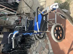 Standard Blue Pushing Wheelchair