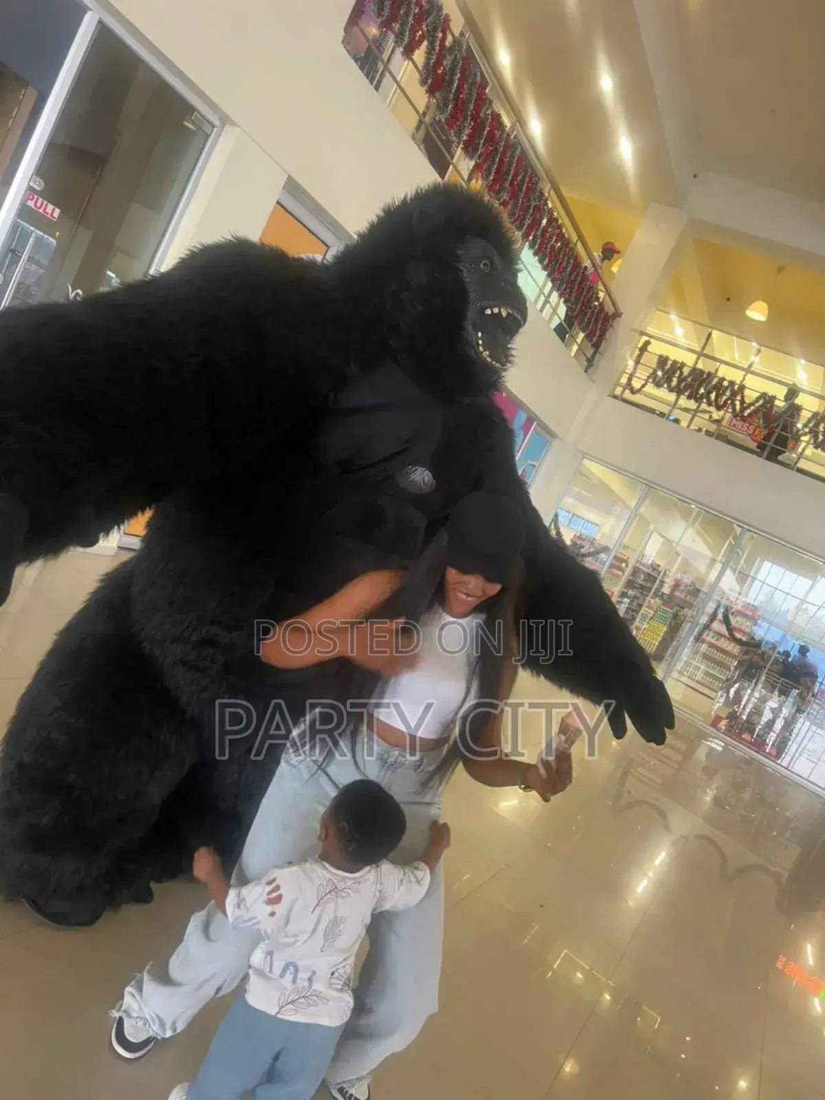 Black And Grey Gorilla For Event Rentals