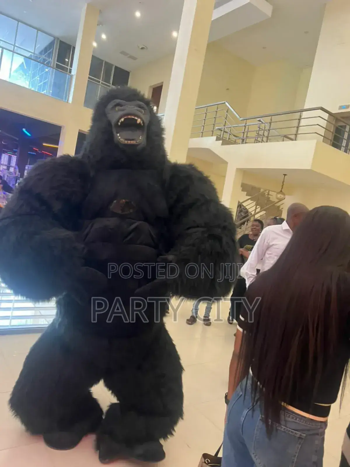 Black And Grey Gorilla For Event Rentals