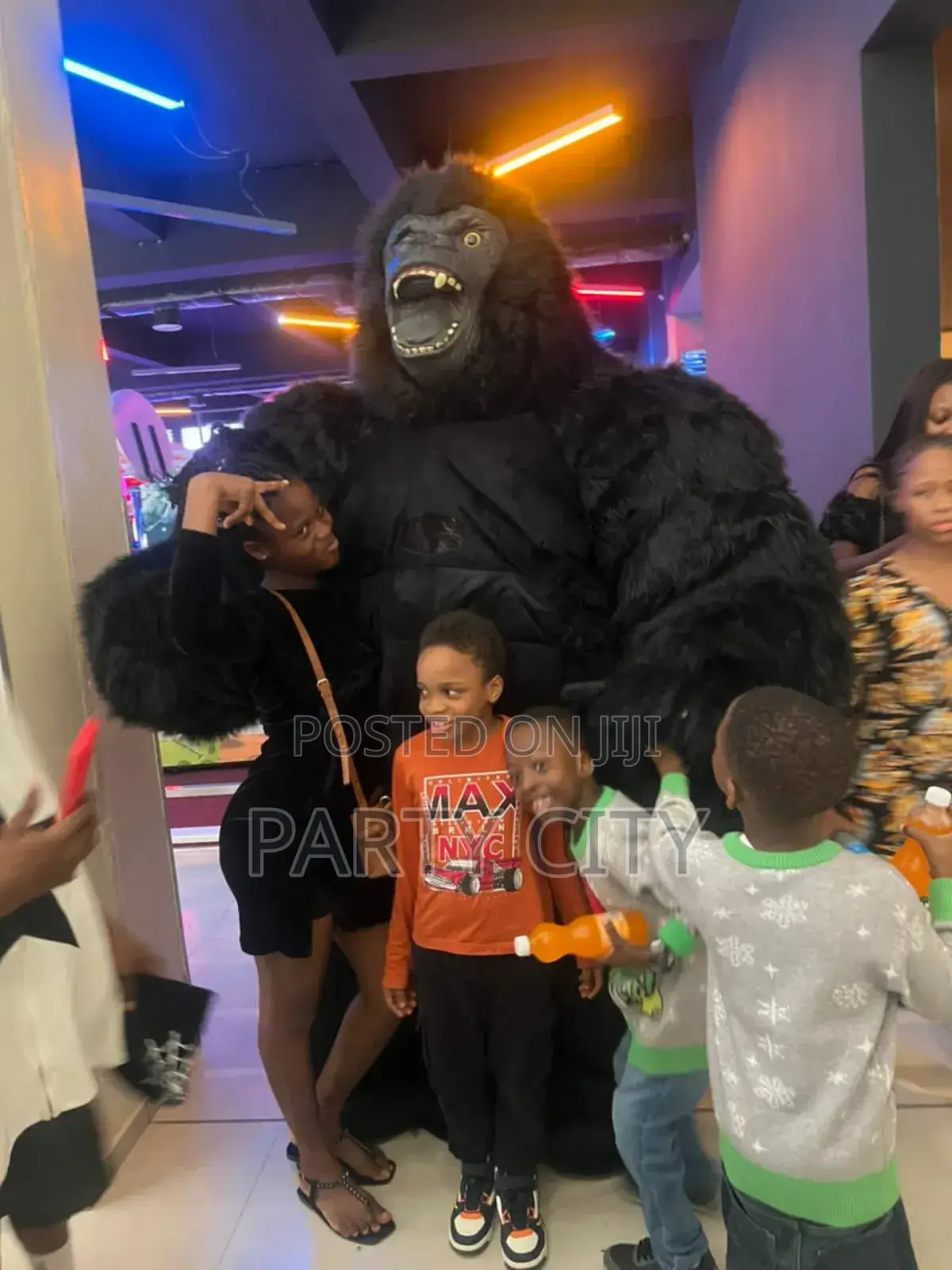 Black And Grey Gorilla For Event Rentals