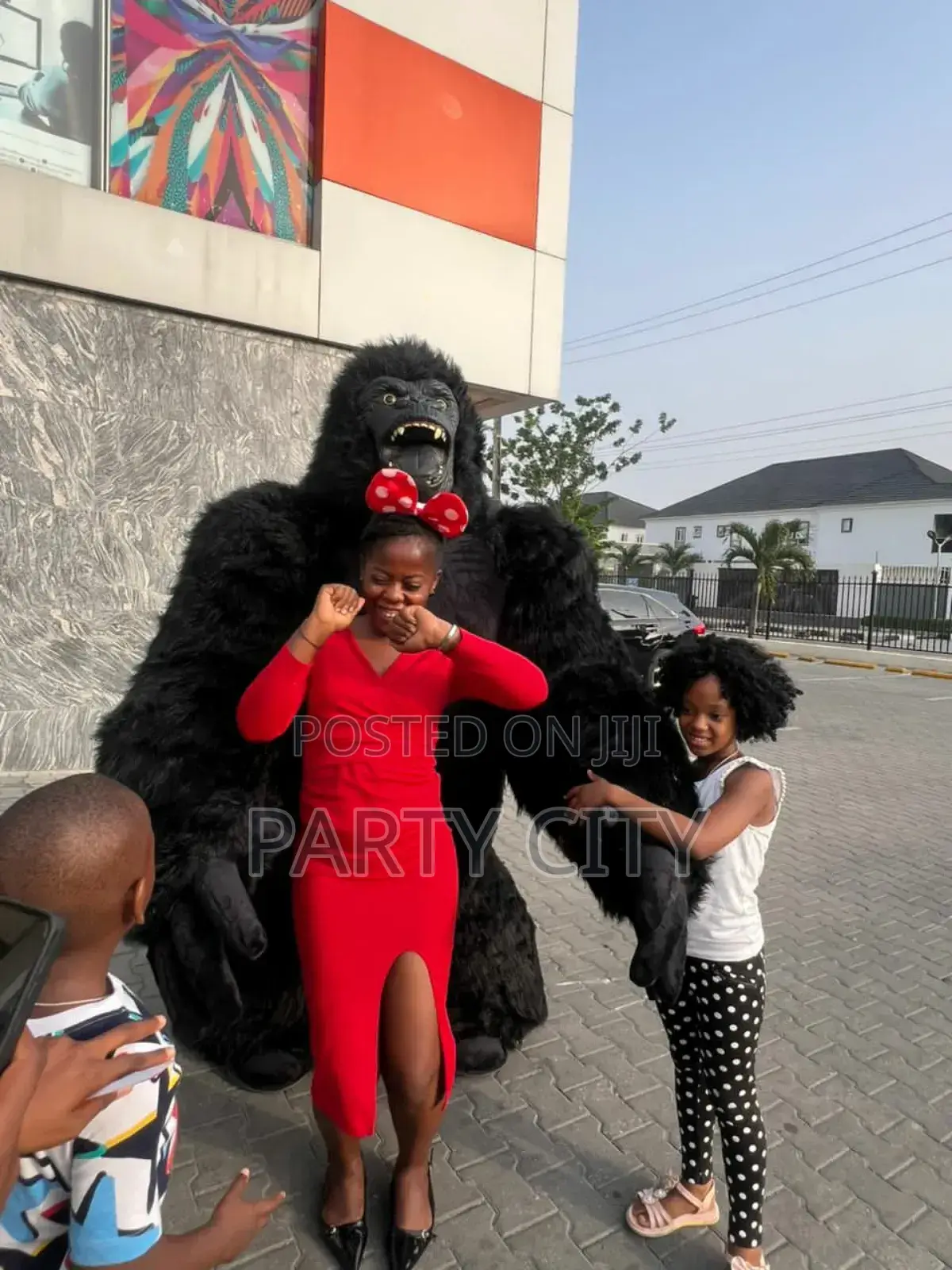 Black And Grey Gorilla For Event Rentals