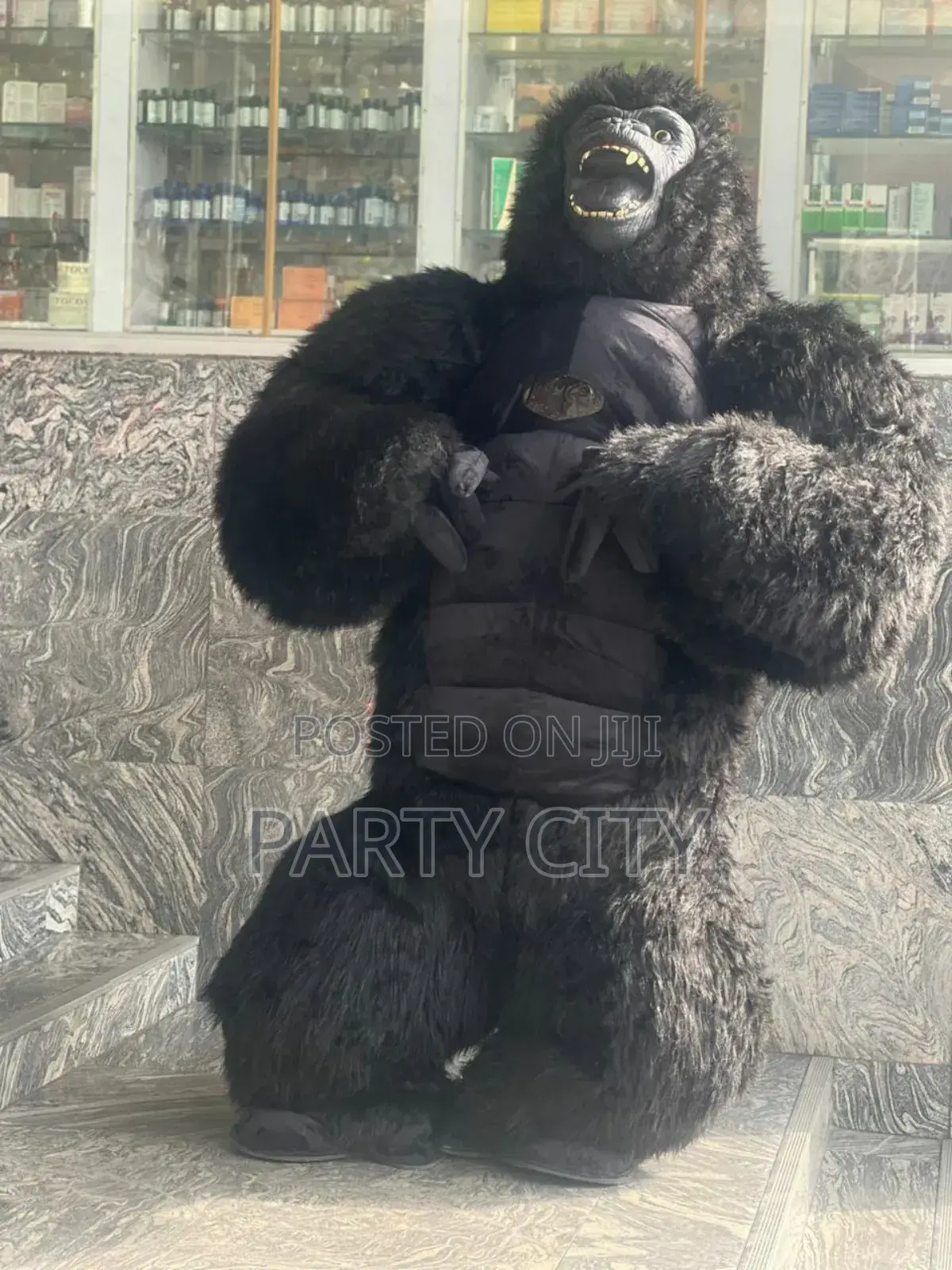 Black And Grey Gorilla For Event Rentals