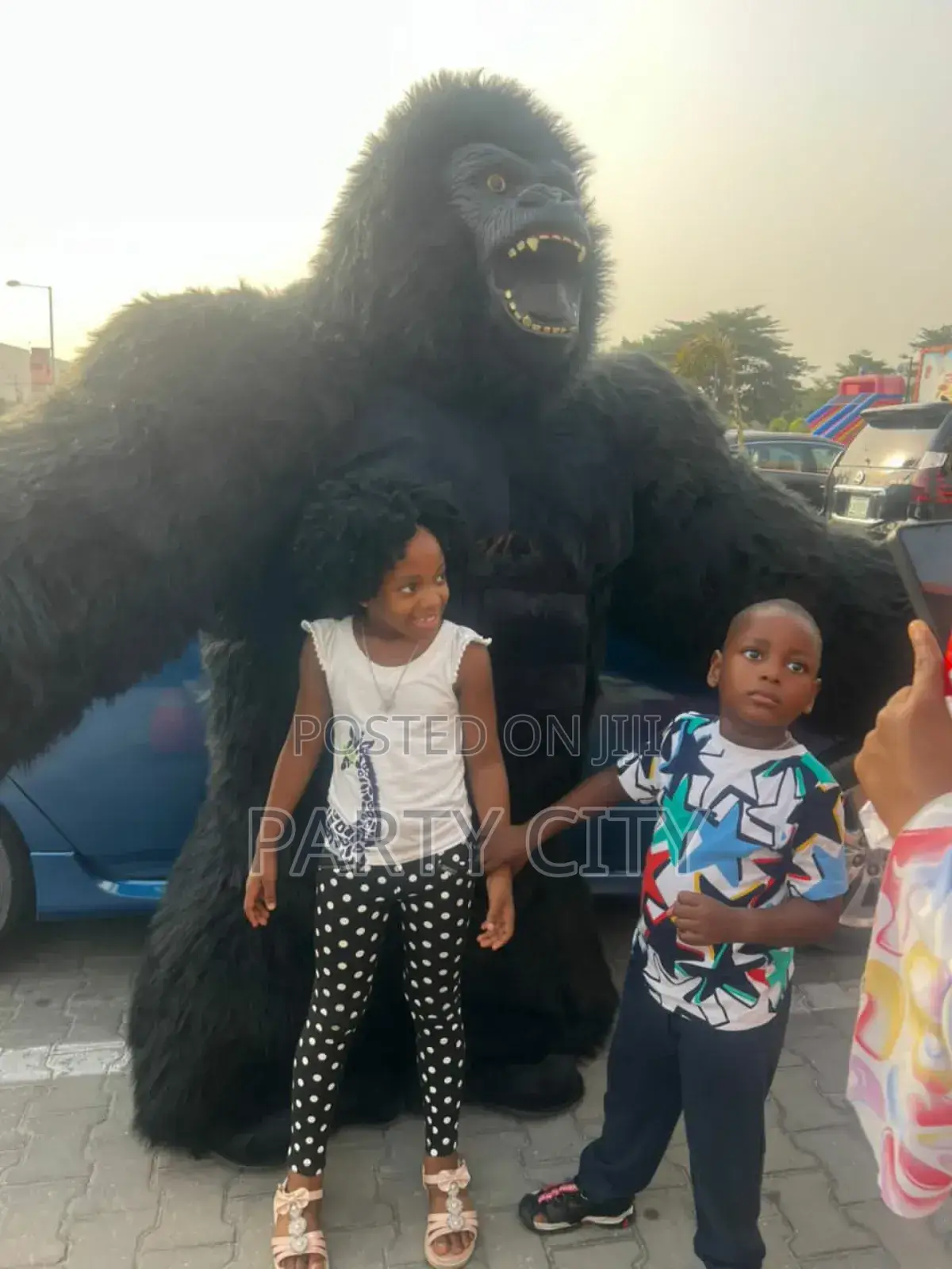 Black And Grey Gorilla For Event Rentals