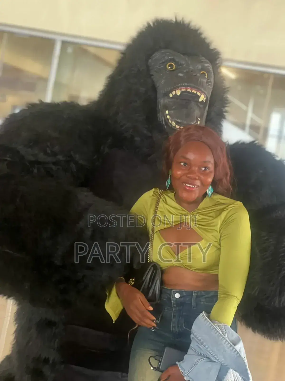 Black And Grey Gorilla For Event Rentals