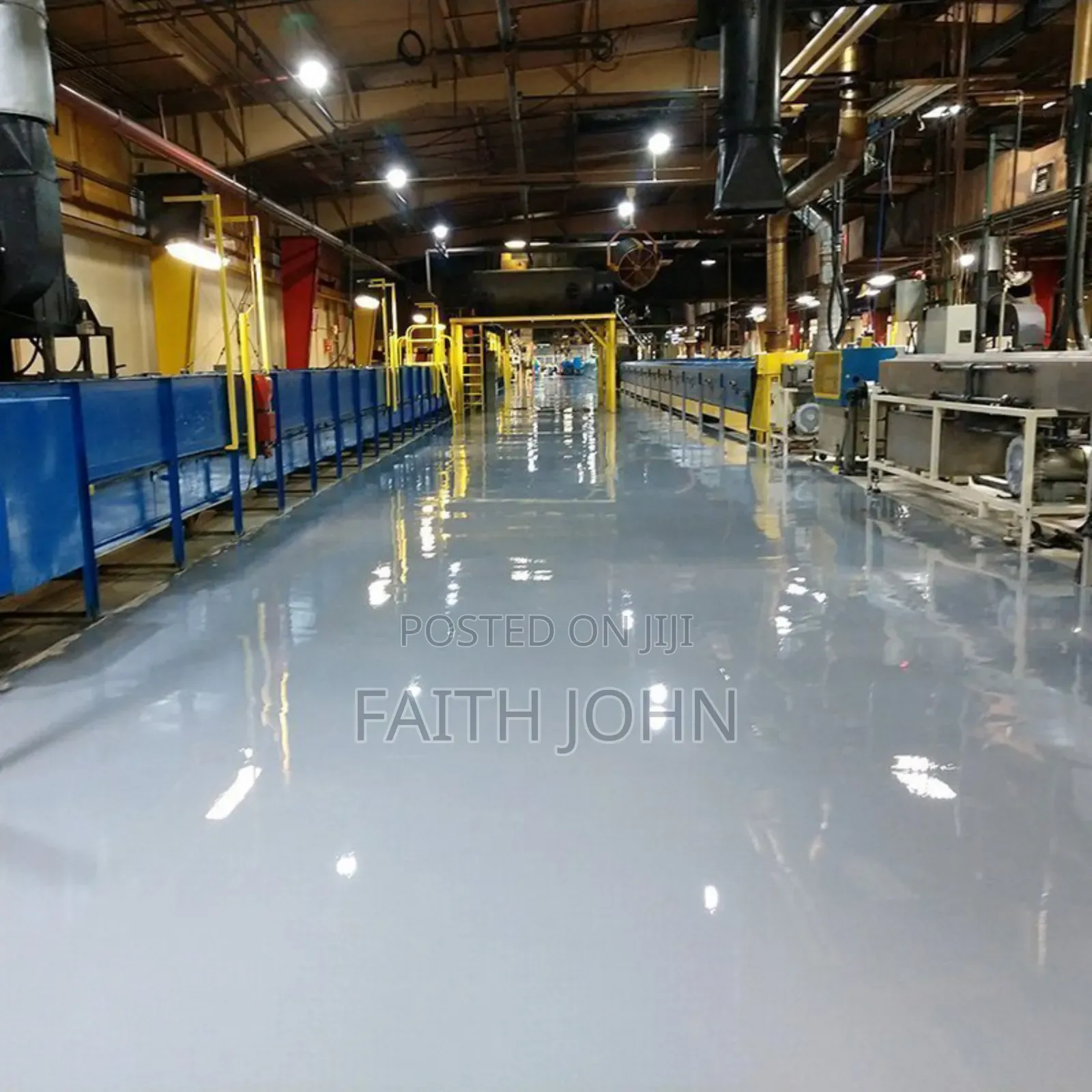 Clean Epoxy Flooring
