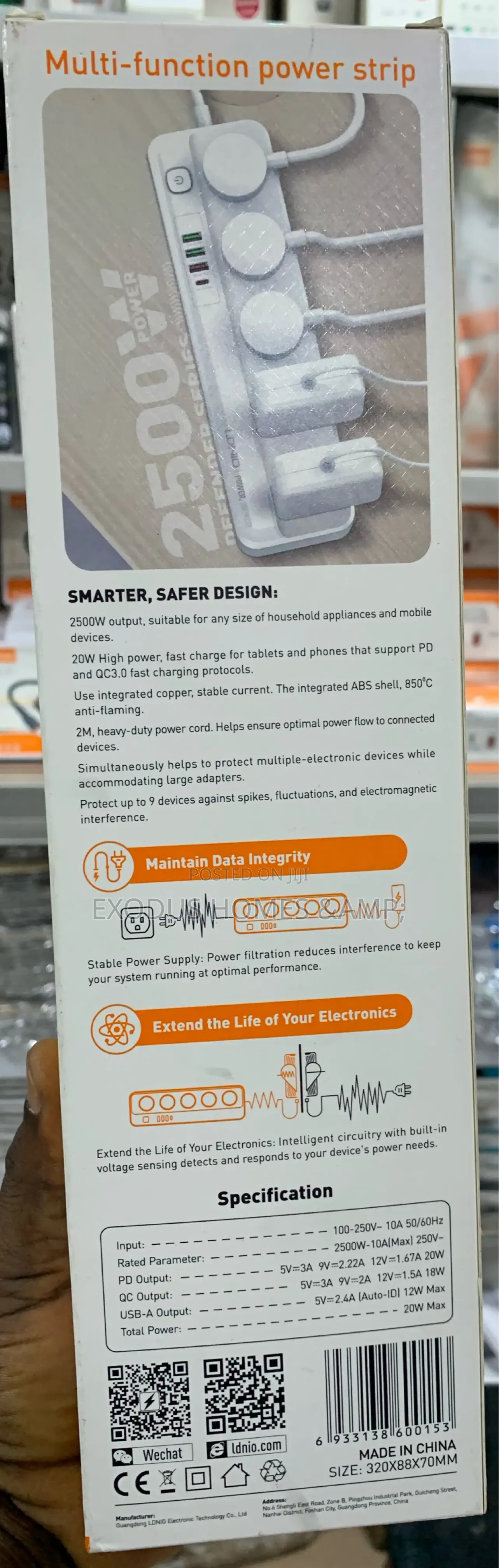 Ldnio Sc5415 5 Extension Sockets