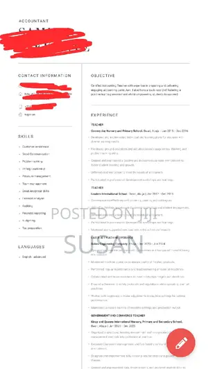 I'll Create A Professional CV/Resume For You.
