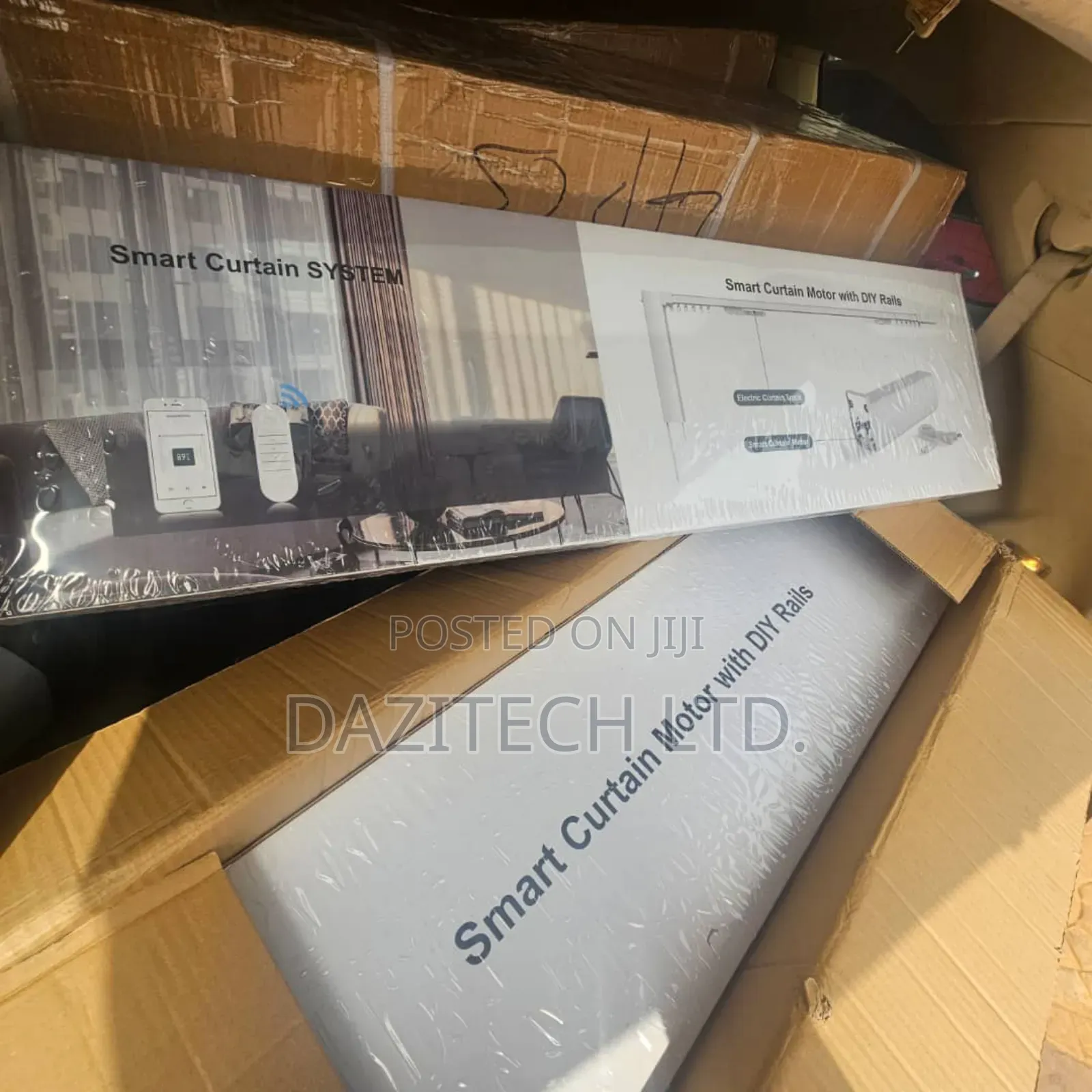 Smart Curtains System Motor With DIY Rails [6.2cm]