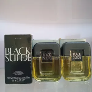 Avon Black Suede Cologne Spray Two After Shave Lotion