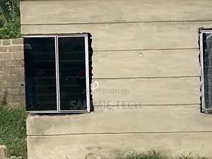 Frameless Angular Window With Inner Bulgaria and Net