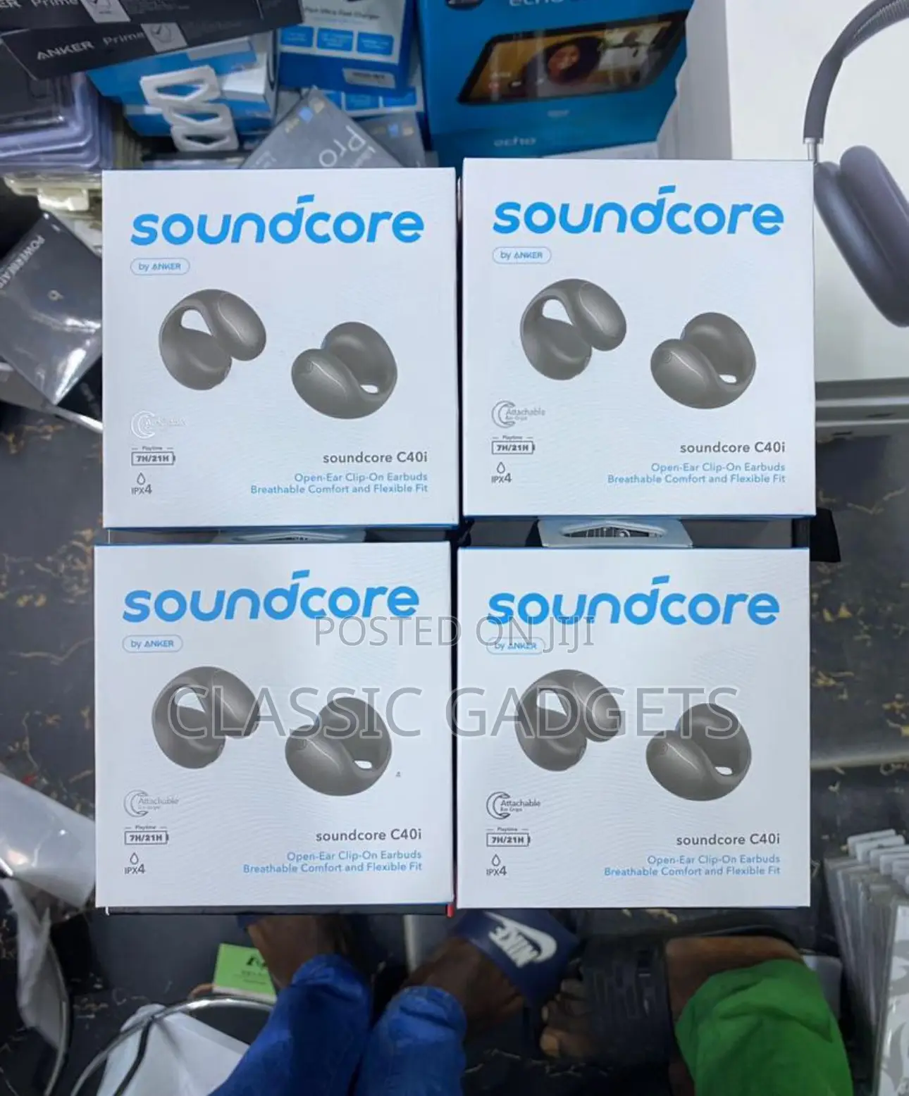 Soundcore C40i Flexible And Comfortable Clip-on Earbuds