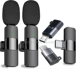 Wireless Lavalier Lapel Microphone for Mobile Phones