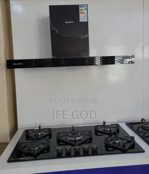 Original Polystar Inbuilt 5 Gas Burner Automatic Extractor