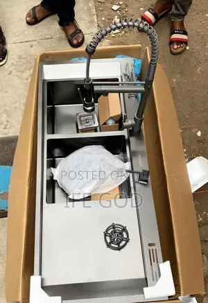 Original Quality Kitchen Sink Stainless Steel 50x120cm Etc.