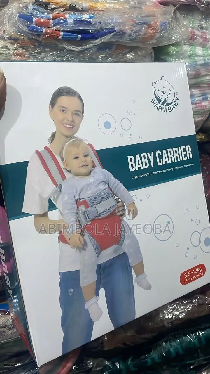 New Strong Comfortable Baby Carrier With a Hood - Red