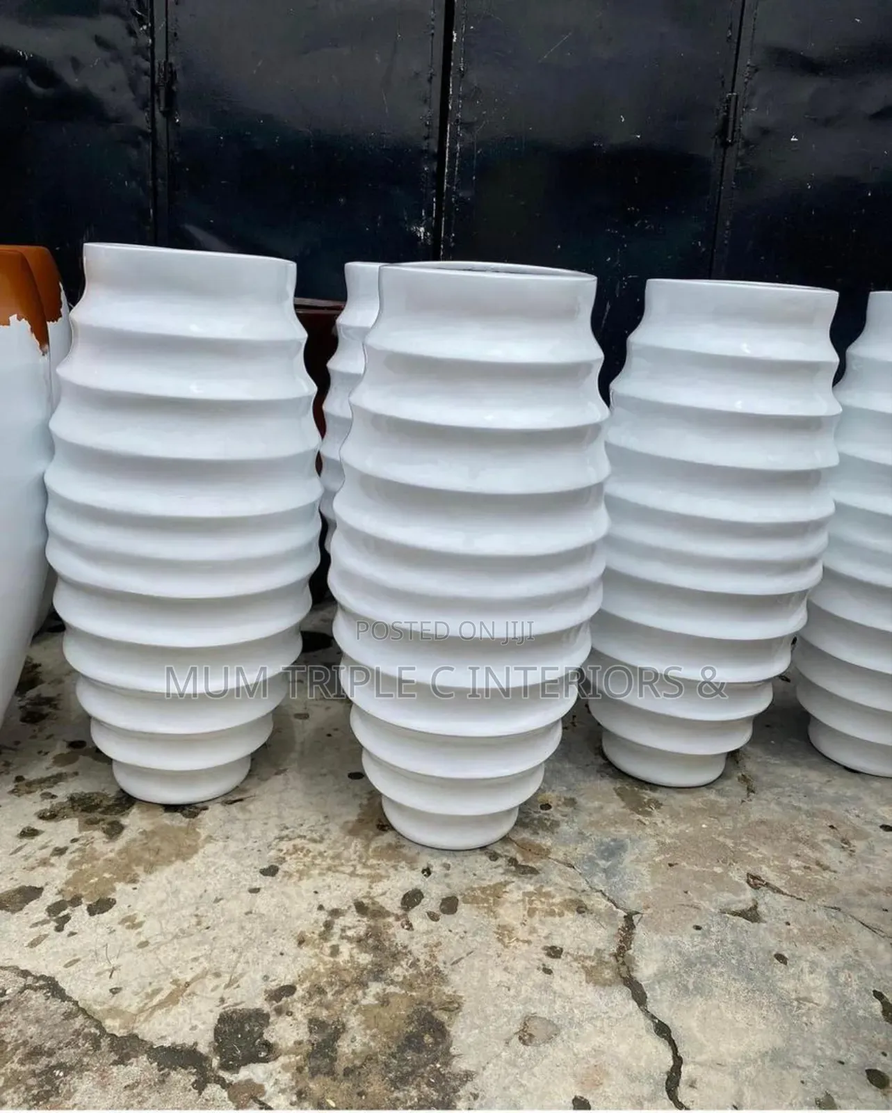 White Large Flower Pots