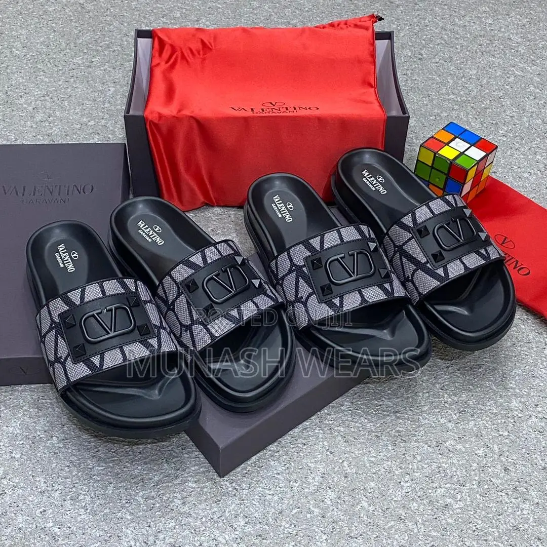 Valentino Leather Slipers 40-46