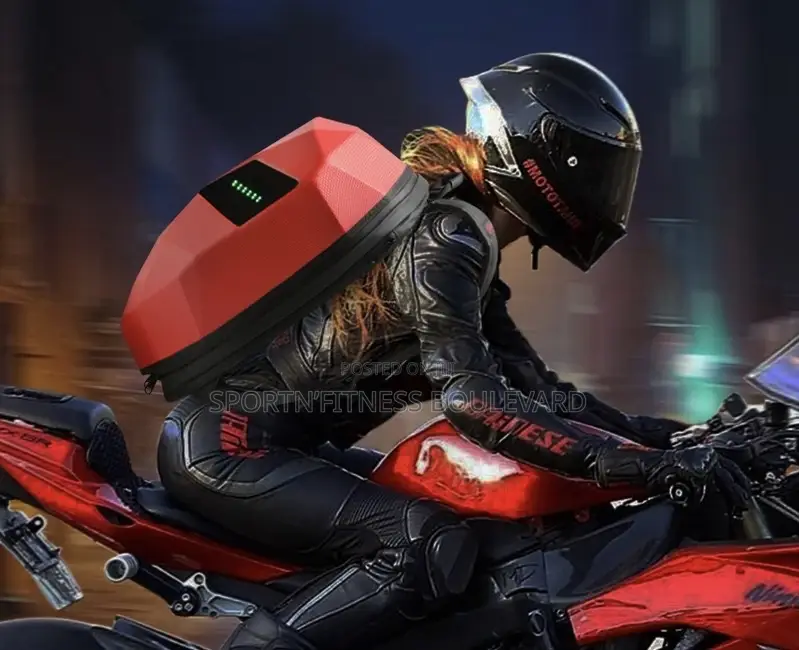 Riding Backpack With Led Sensor and Massage