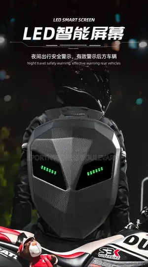 Riding Backpack With Led Sensor and Massage