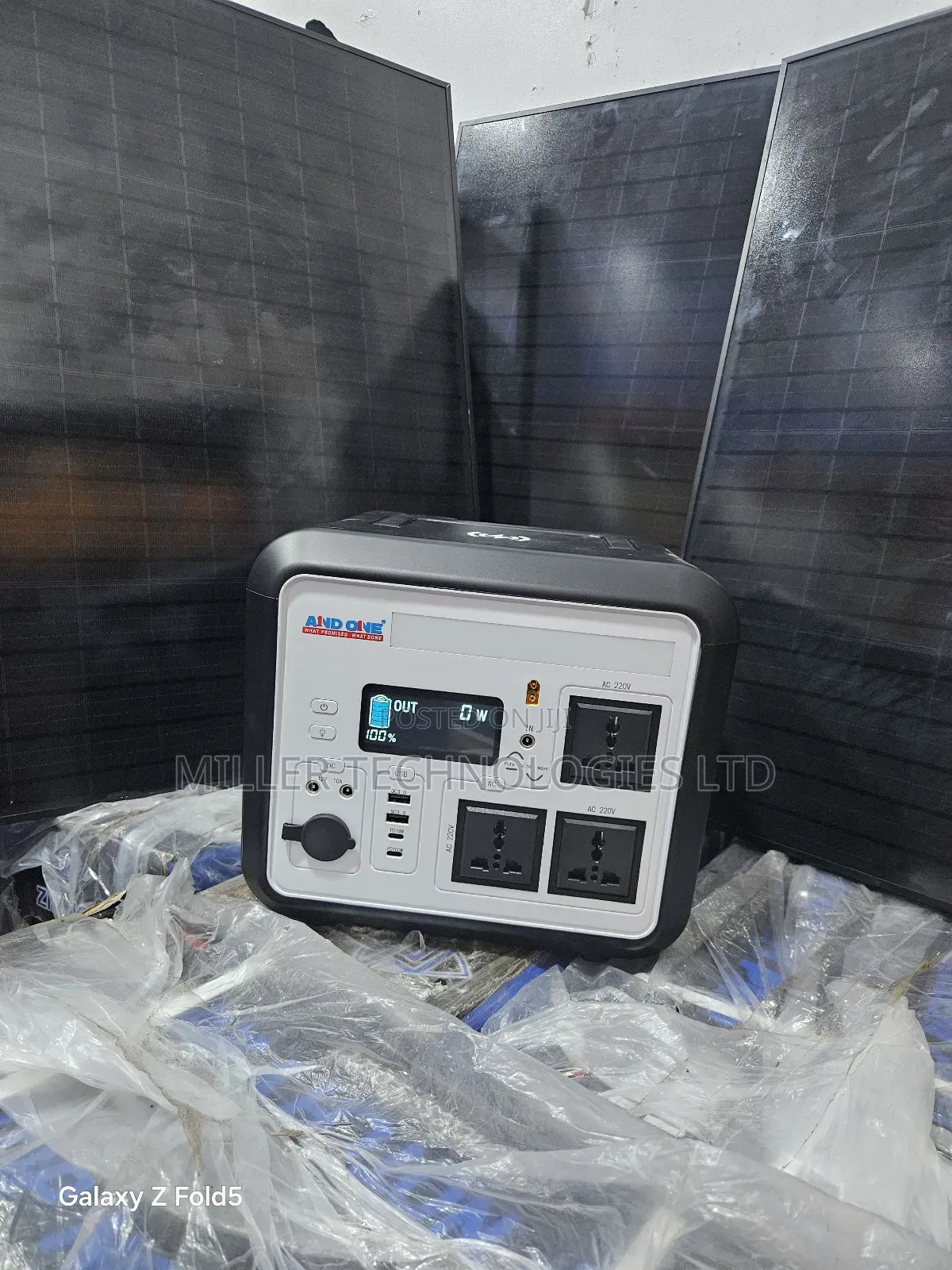 And1 1200w 12v Solar Generator Solar Panel