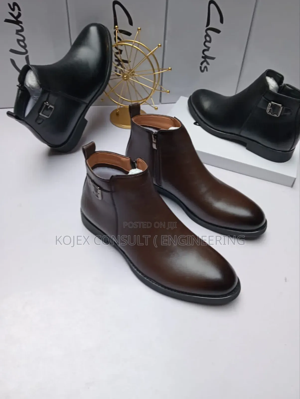 Leather Clarks Shoes Available