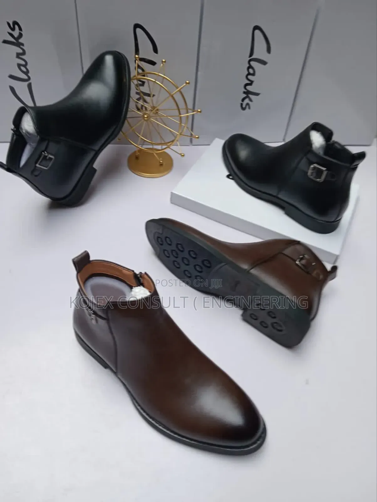 Leather Clarks Shoes Available