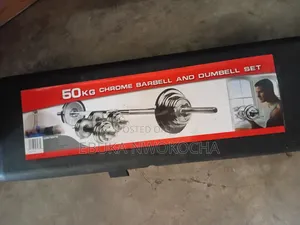 50kg Dumbell With Barbell