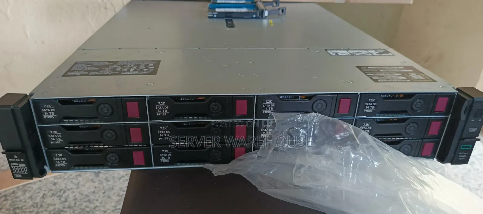 New Server HP ProLiant DL380 Gen10 64GB Intel Xeon HDD 4T