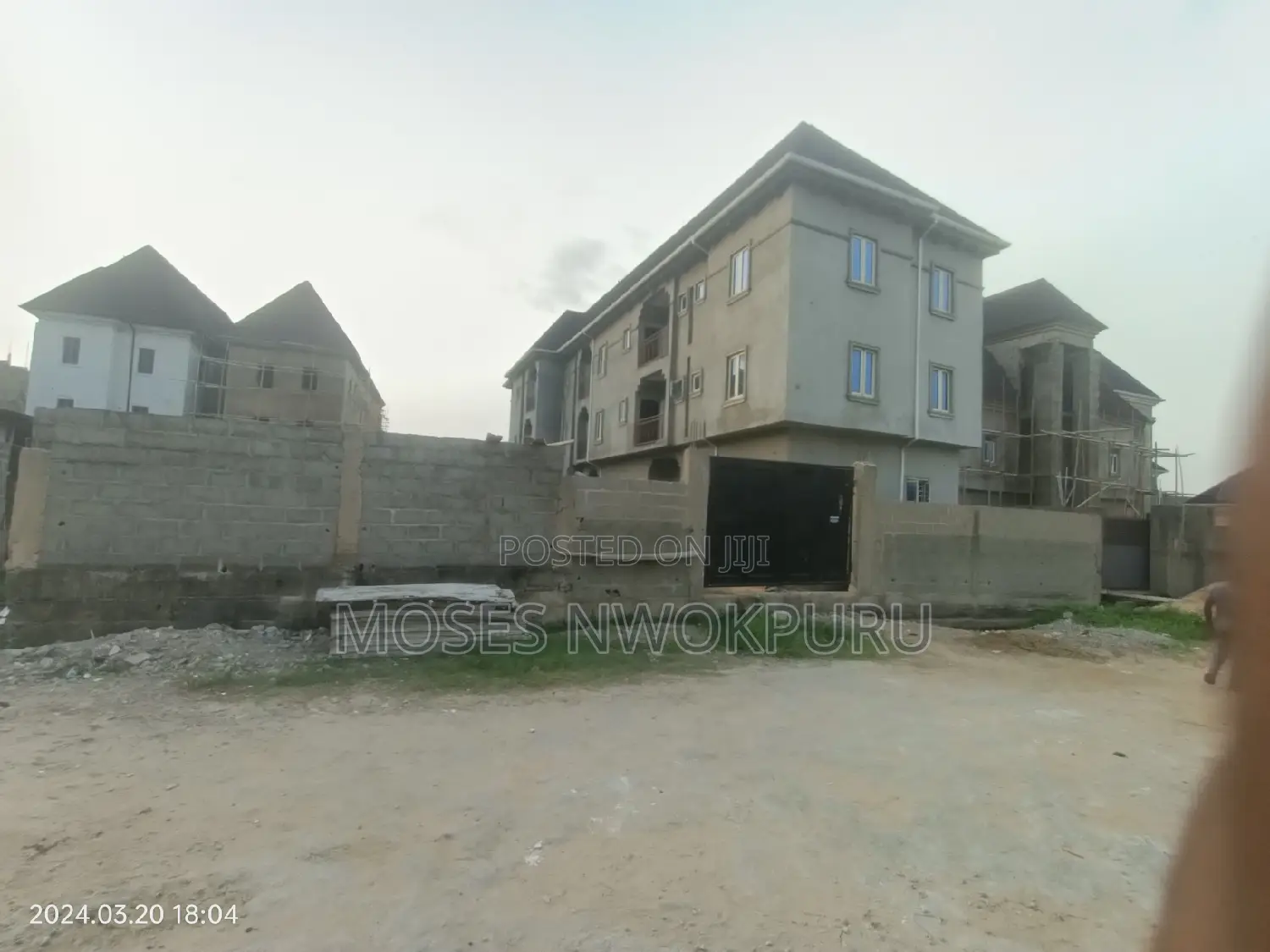 Newly Build Block of 9 Flats for Sale at Ago Palace Way