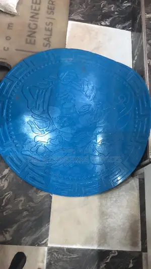 Versace Head Blue Slate Stamp