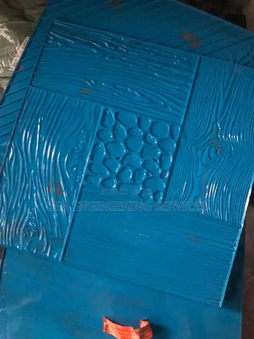 Blue Slate Wood Plank Mold
