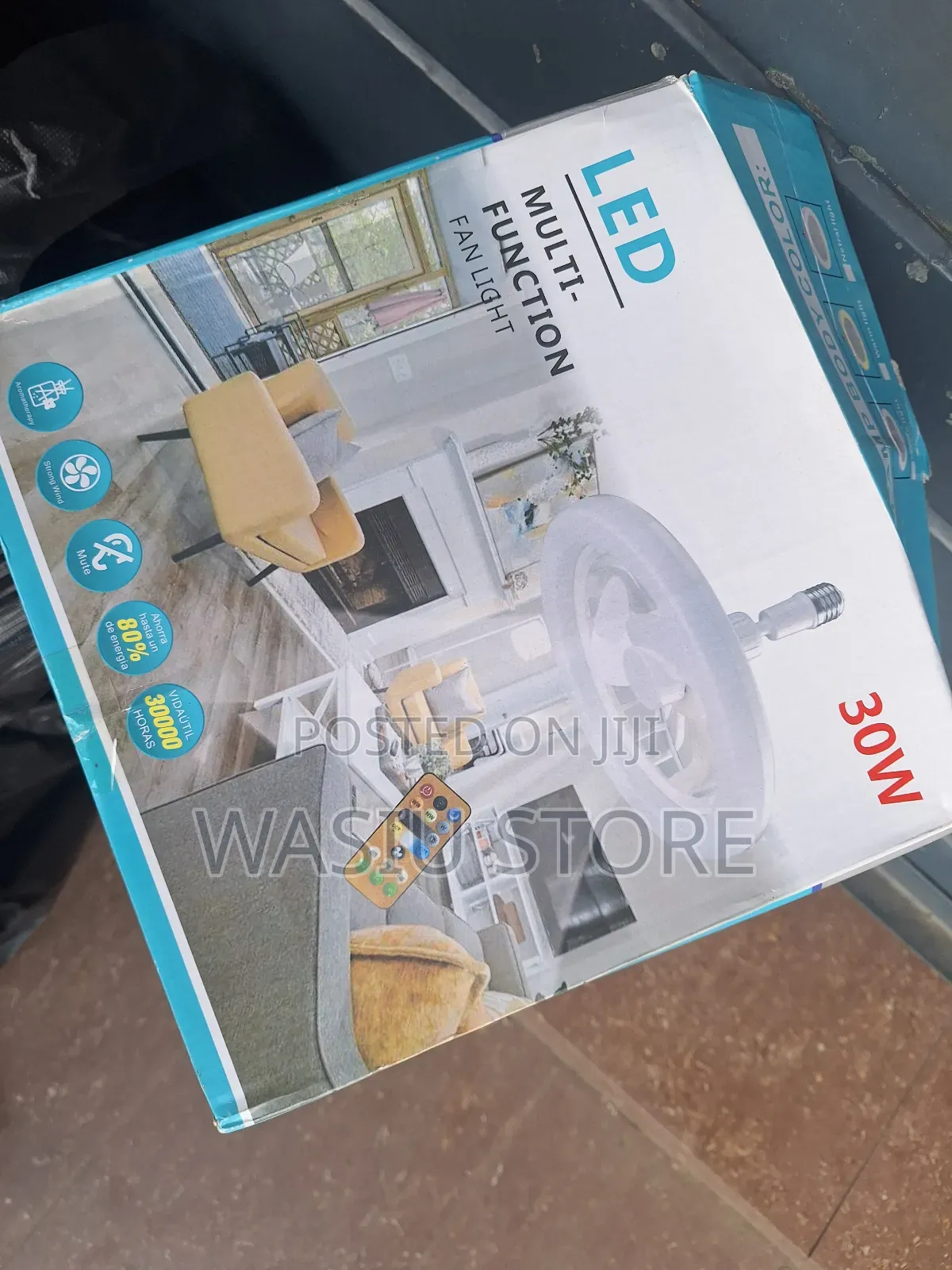LED Multi-Function Fan With Light