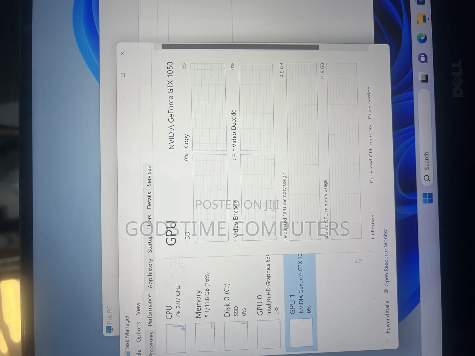 New Laptop Dell 32GB Intel Core I7 SSD 1T