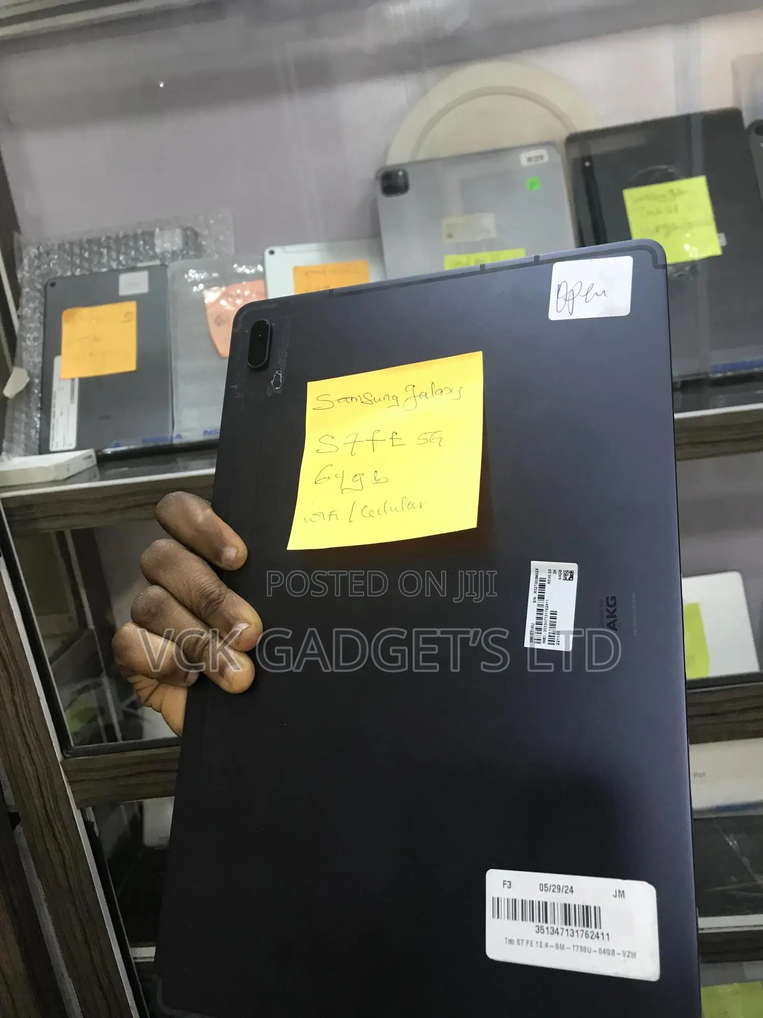 Samsung Galaxy Tab S7 FE 64 GB Black