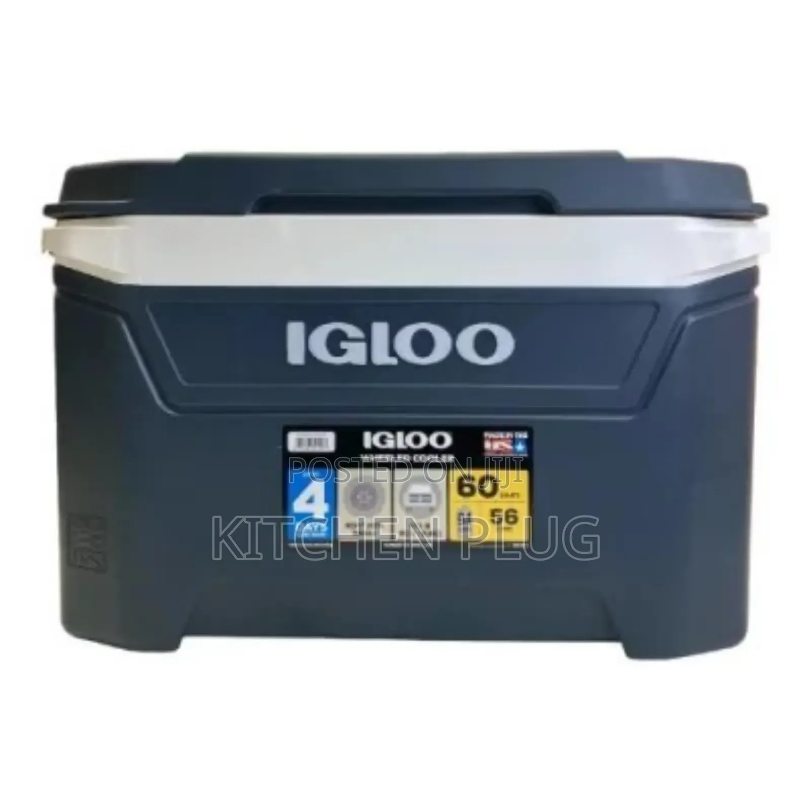 Igloo 60-Quart Sunset Roller Cooler With Wheels 『56 Litre ,』