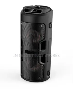 Portable BT FM Radio Outdoor Speaker RGB LED Lighting Remote