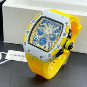 Richardmile Rubber Strap Wristwatch